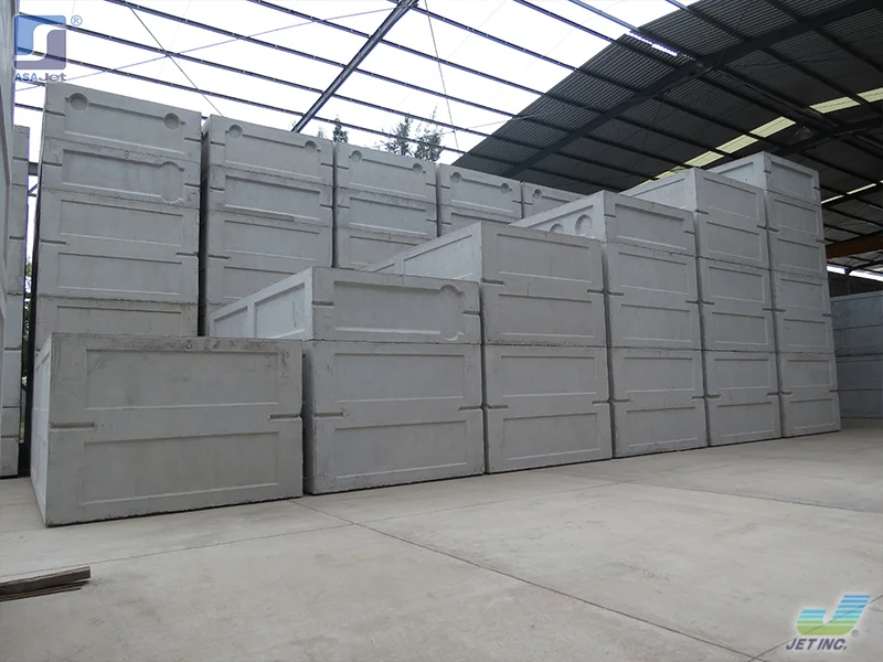 planta de tratamiento prefabricada de concreto en quintana roo